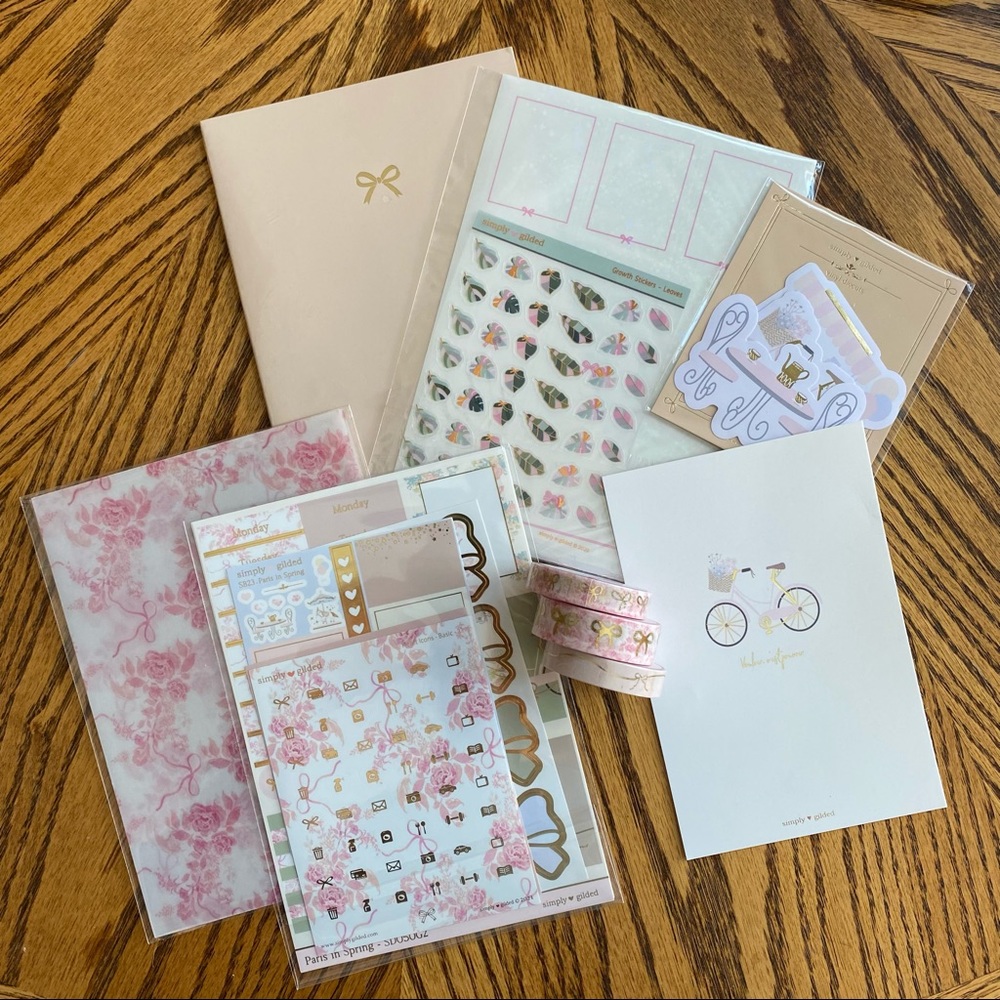 Simply Gilded partial Paris in Spring sub box
